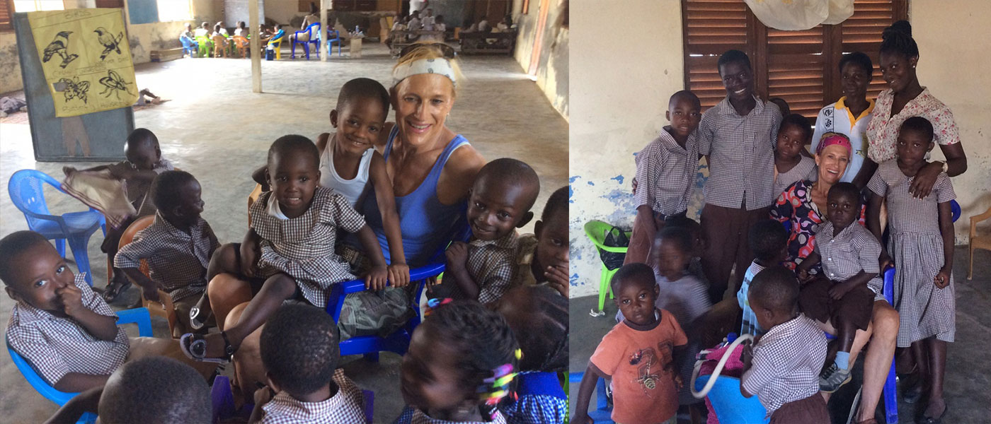 Aufbau einer Schule in Cape Coast, Ghana
