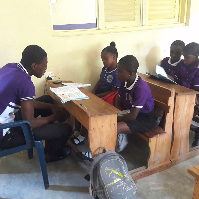 Schule in Cape Coast, Ghana