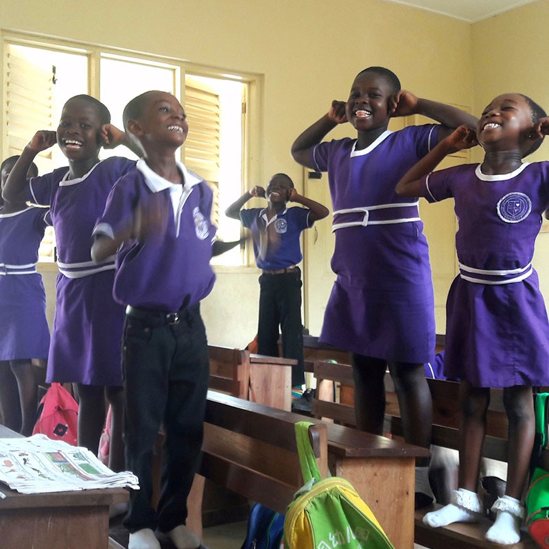 Schule in Cape Coast, Ghana